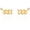 Kali Zodiac Symbol Stud Earrings | 18K Gold Plated