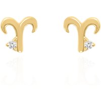 Kali Zodiac Symbol Stud Earrings | 18K Gold Plated