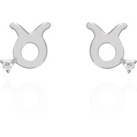 Kali Zodiac Symbol Stud Earrings | 925 Sterling Silver