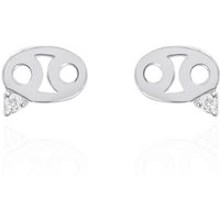 Kali Zodiac Symbol Stud Earrings | 925 Sterling Silver