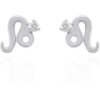 Kali Zodiac Symbol Stud Earrings | 925 Sterling Silver buy online shopping cheap sale