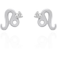 Kali Zodiac Symbol Stud Earrings | 925 Sterling Silver