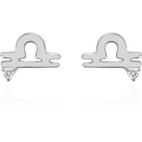 Kali Zodiac Symbol Stud Earrings | 925 Sterling Silver