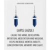 Lapis Gemstone Drop Earrings with Quote Card buy online shopping cheap sale