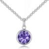 Light Purple Crystal Necklace Created with Zircondia® Crystals buy online shopping cheap sale