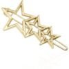 Lila Triple Star Gold Hair Clip buy online shopping cheap sale