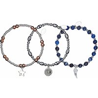 Love & Hope Stacking Bracelets – Set of 3