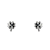 Lucky Clover Stacking Stud Earrings