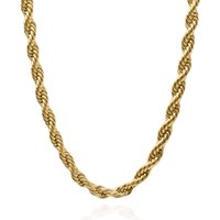 Maia Twist Chain Necklace | 18K Gold Plated