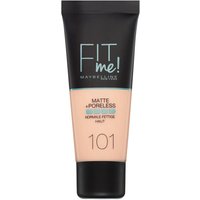 Maybelline Fit Me Matte + Poreless Foundation – 101 True Ivory