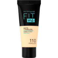 Maybelline Fit Me Matte + Poreless Foundation – 110 Porcelain