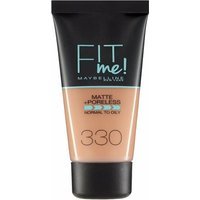 Maybelline Fit Me Matte + Poreless Foundation – 330 Toffee