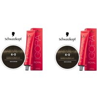 Medium Brown 4-0 Schwarzkopf Igora Royal Permanent Color – 4-0 (2pks)