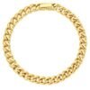 Men's 6mm Gold Plated Stainless Steel 7.5-8.5 Inch Curb Chain Bracelet buy online shopping cheap sale