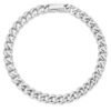 Men's 6mm Stainless Steel 7.5-8.5 Inch Curb Chain Bracelet buy online shopping cheap sale