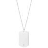 Men's Stainless Steel Dog Tag Necklace Created with Zircondia® Crystals buy online shopping cheap sale