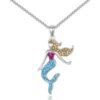 Mermaid Necklace with Zircondia® Crystals