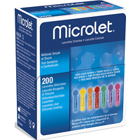 Microlet Coloured Lancets (200)