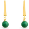 Modern Edge Malachite Drop Stud Earrings buy online shopping cheap sale