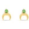 Modern Moon Tsavorite Stud Earrings buy online shopping cheap sale