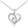Mother And Child Necklace Created with Zircondia® Crystals buy online shopping cheap sale