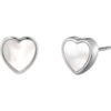 Mother of Pearl Heart Stud Earrings buy online shopping cheap sale