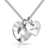 Mum Heart Necklace Created with Zircondia® Crystals buy online shopping cheap sale