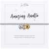 My Amazing Auntie Sentiments Friendship Bracelet buy online shopping cheap sale