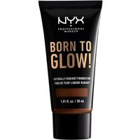 NYX Professional Makeup Born To Glow Naturally Radiant Foundation – 22.7 Deep Walnut