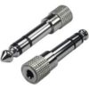 Nickel 6.35mm (Male) to 3.5mm (Female) Stereo Adapter buy online shopping cheap sale