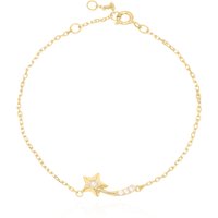 Nina Shooting Star Bracelet | 18K Gold Plated