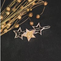 Norah Triple Star Hair Clip – Yellow