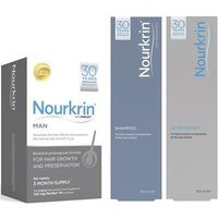 Nourkrin Man – 3 Months Supply (180) FREE Shampoo & Conditioner