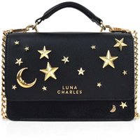 Nova Star Studded Handbag – Black & Gold