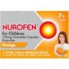 Nurofen For Children 7+ 100mg Ibuprofen Soft Chewable Capules (12) buy online shopping cheap sale