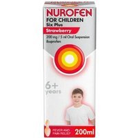 Nurofen For Children from 6 years Strawberry (200ml)