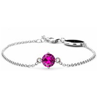October Birthstone Bracelet – Pink Tourmaline