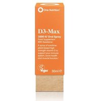 One Nutrition – D3 Max 3000IU Oral Spray (30ml)
