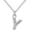 Pave Initial Necklace Letter Y Created with Zircondia® Crystals buy online shopping cheap sale