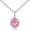 Pink Crystal Necklace Created with Zircondia® Crystals buy online shopping cheap sale