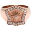 Pink Gold 925 Silver Authentic Clear Ring buy online shopping cheap sale