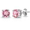 Pink Stud Earrings Created with Zircondia® Crystals buy online shopping cheap sale