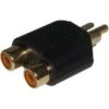 RCA / Phono Male to 2 x RCA/Phono Female Adapter buy online shopping cheap sale