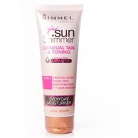 Rimmel Sun Shimmer Gradual Tan & Toning Moisturiser With Argan Oil