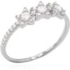 Rosalie Three Star Crystal Ring | 925 Sterling Silver buy online shopping cheap sale
