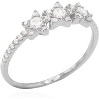Rosalie Three Star Crystal Ring | 925 Sterling Silver
