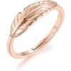 Rose Gold Plated Adjustable Feather Ring buy online shopping cheap sale