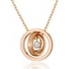 Rose Gold Plated Always My Mother Quote Necklace Created with Zircondia® Crystals buy online shopping cheap sale