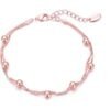 Rose Gold Plated Ball Bracelet buy online shopping cheap sale