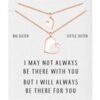 Rose Gold Plated Big Sister Little Sister Piece of My Heart Necklace Set buy online shopping cheap sale